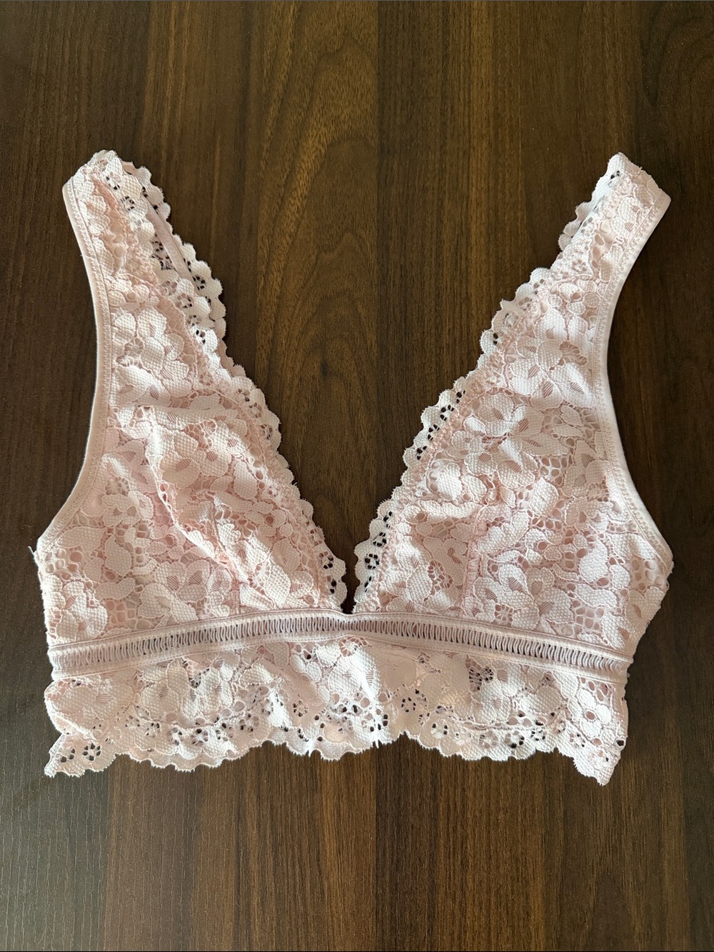 Victoria's Secret Light Pink Lace Bralette